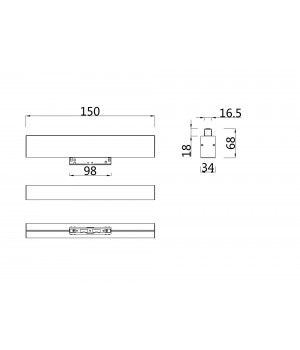 Трековый светильник Technical TR012-2-7W4K-W-foto2