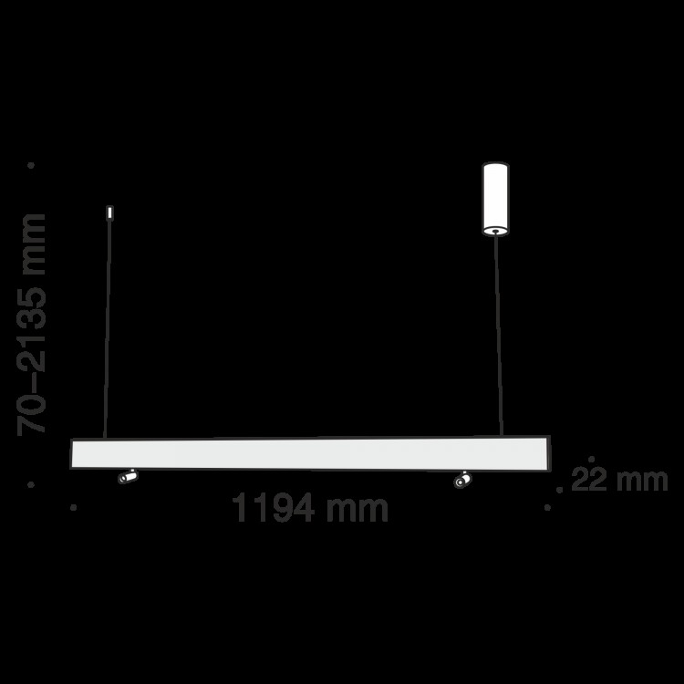 Подвесной светильник Technical P068PL-L27B4K