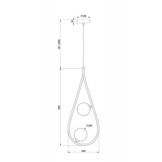 Люстра Freya FR4005PL-02B-foto2