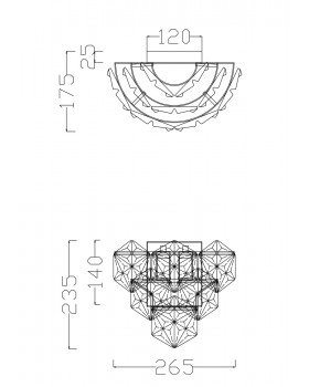Настенный светильник (бра) Freya FR1004WL-02CH-foto2