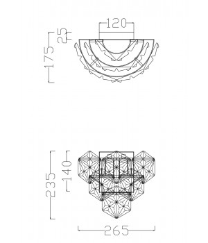 Настенный светильник (бра) Freya FR1004WL-02CH-foto2