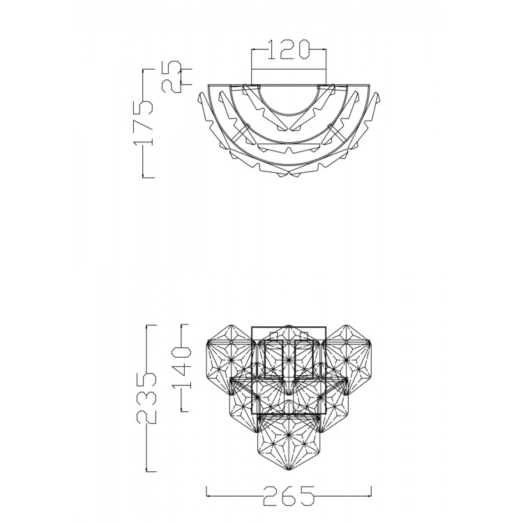 Настенный светильник (бра) Freya FR1004WL-02CH