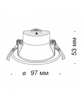Встраиваемый светильник Technical DL015-6-L7W-foto4