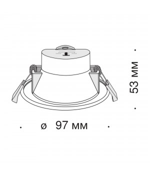 Встраиваемый светильник Technical DL015-6-L7W-foto4