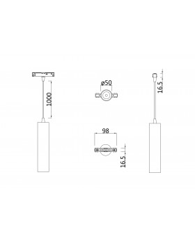 Трековый подвесной светильник Technical TR016-2-12W4K-B-foto4