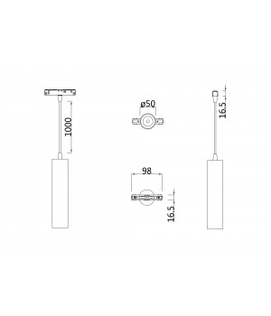 Трековый подвесной светильник Technical TR016-2-12W4K-B-foto4