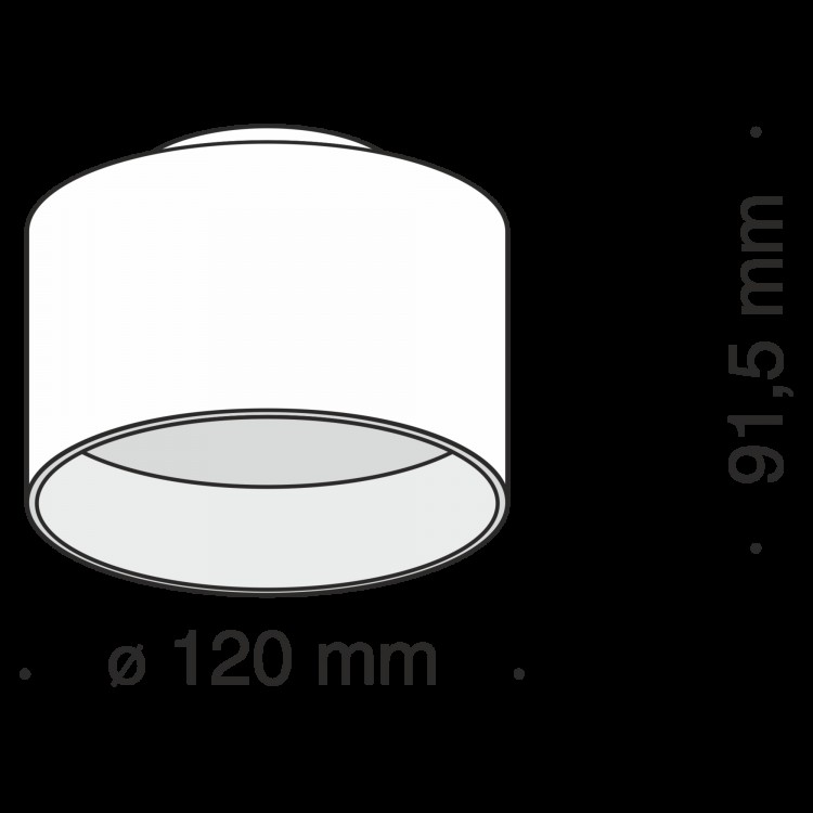 Потолочный светильник Technical C009CW-L16B