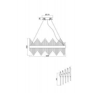 Подвесной светильник Freya FR10008PL-L46G-foto2
