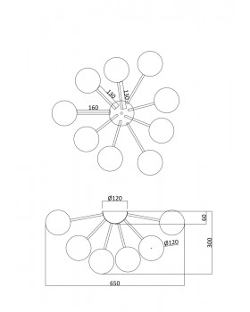 Потолочный светильник Freya FR5120CL-09G-foto2