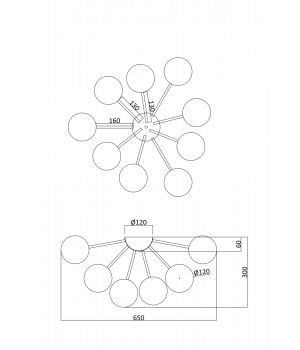 Потолочный светильник Freya FR5120CL-09G-foto2