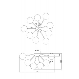 Потолочный светильник Freya FR5120CL-09G-foto2