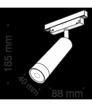 Трековый светильник Technical TR019-2-7W3K-B-foto6