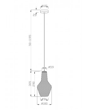 Подвесной светильник Maytoni P054PL-01B1-foto6