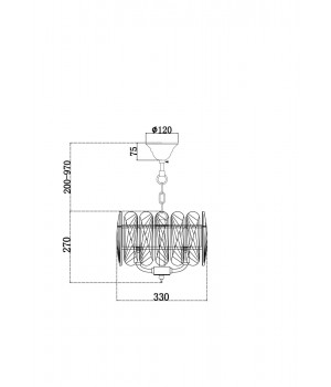 Подвесной светильник Maytoni MOD122PL-03BS-foto2