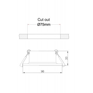 Встраиваемый светильник Technical DL041-01RG-foto5