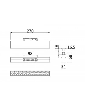 Трековый светильник Technical TR014-2-20W3K-W-foto3