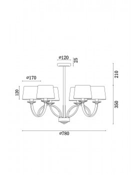 Люстра Freya FR5034PL-06CH-foto3