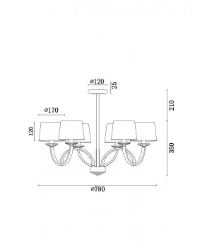 Люстра Freya FR5034PL-06CH-foto3