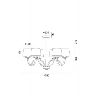 Люстра Freya FR5034PL-06CH-foto3