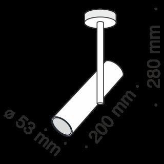 Потолочный светильник Technical C020CL-01B-foto9