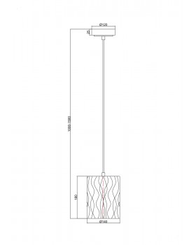 Подвесной светильник Maytoni MOD042PL-01BS-foto4