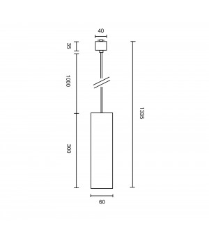Трековый подвесной светильник Technical TR025-1-GU10-W-foto3