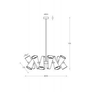 Подвесной светильник Maytoni MOD095PL-14BS-foto4