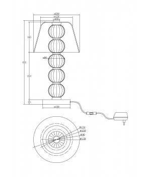 Настольный светильник Maytoni MOD555TL-L9CH5K-foto8