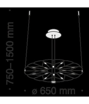 Подвесной светильник Maytoni MOD037PL-L16B-foto2