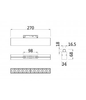 Трековый светильник Technical TR014-2-20W4K-B-foto6