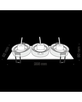 Встраиваемый светильник Technical DL024-2-03W-foto7