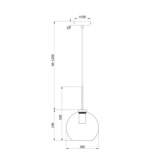Подвесной светильник Freya FR8002PL-01B-foto2