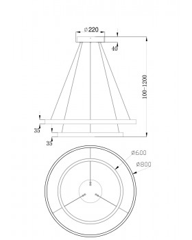 Подвесной светильник Maytoni MOD058PL-L74B4K-foto5