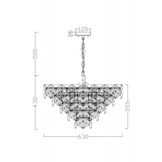Подвесной светильник Freya FR1004PL-12CH-foto2