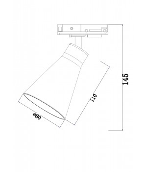 Трековый светильник Technical TR022-1-GU10-B-foto5