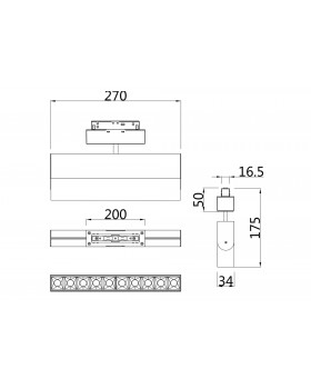 Трековый светильник Technical TR015-2-20W4K-W-foto5