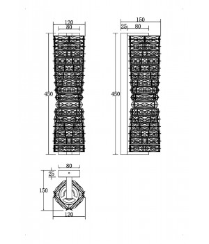 Настенный светильник (бра) Maytoni MOD125WL-L6CH3K-foto4