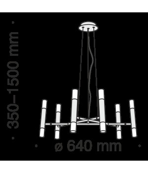 Подвесной светильник Maytoni MOD031PL-12B-foto2