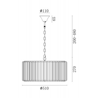 Подвесной светильник Freya FR1005PL-05SC-foto2
