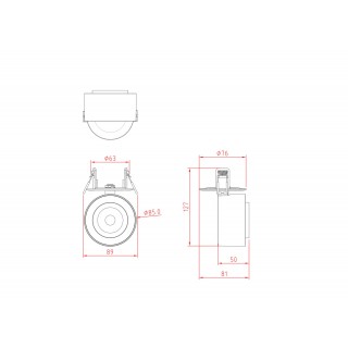 Потолочный светильник Technical C063CL-L12W4K-foto4