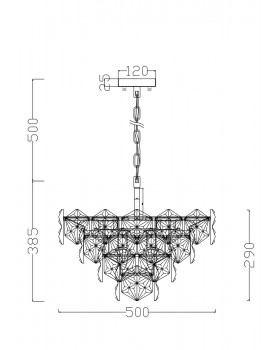 Подвесной светильник Freya FR1004PL-09CH-foto2