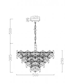 Подвесной светильник Freya FR1004PL-09CH-foto2