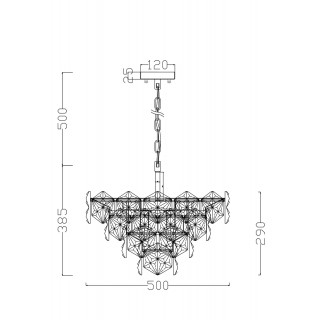 Подвесной светильник Freya FR1004PL-09CH-foto2
