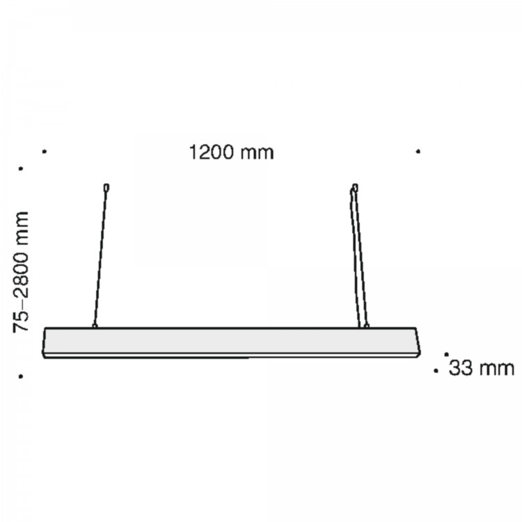 Подвесной светильник Technical P051PL-L40W4K