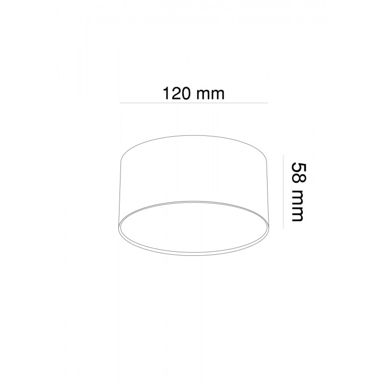 Потолочный светильник Technical C032CL-L12B3K