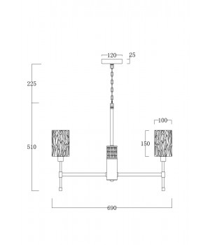 Люстра Freya FR5133PL-06CH-foto3