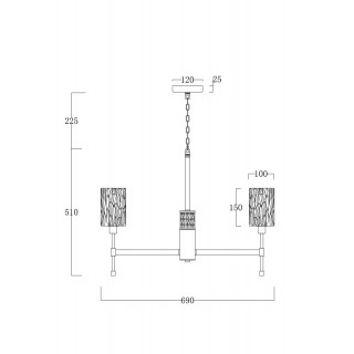 Люстра Freya FR5133PL-06CH-foto3