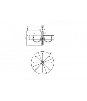 Подвесной светильник Maytoni DIA008PL-08CH-foto5