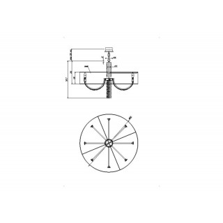 Подвесной светильник Maytoni DIA008PL-08CH-foto5