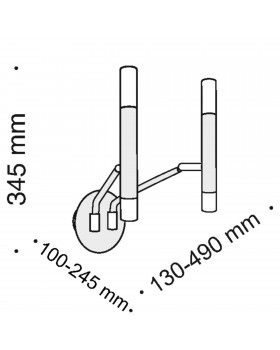 Настенный светильник (бра) Maytoni MOD620WL-04B-foto2